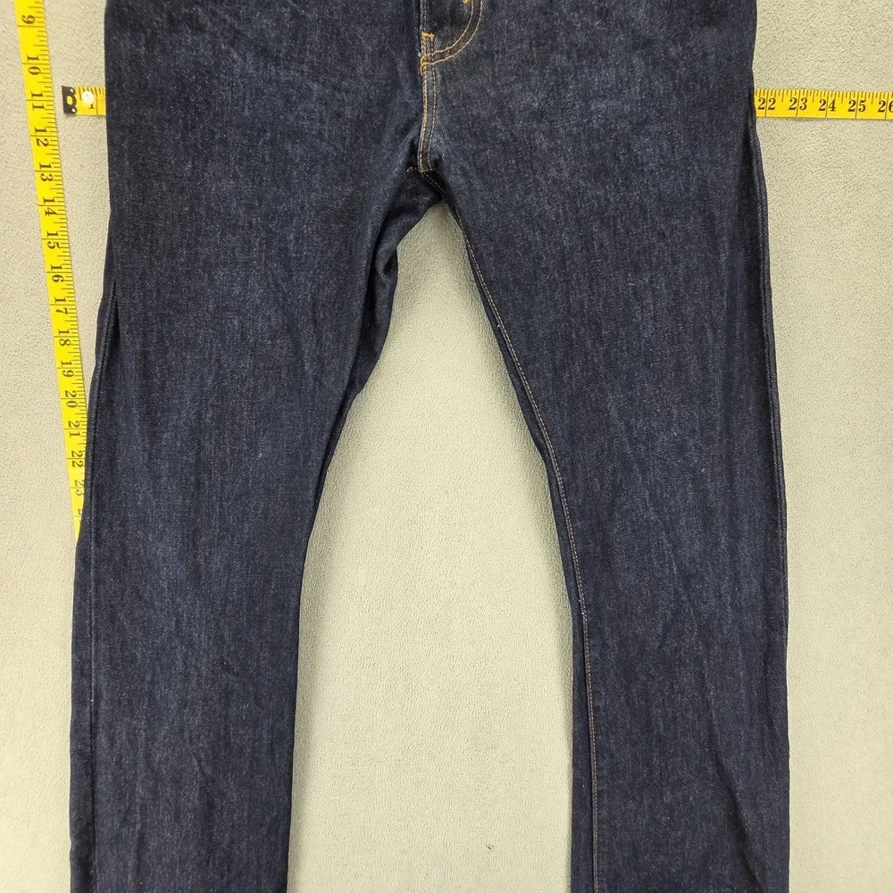 Levis 517 Jeans Mens 32x34 Blue Dark Wash Bootcut Zip Fly Regular Fit Denim